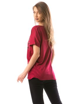 Tricou Dama 13Stars Grena